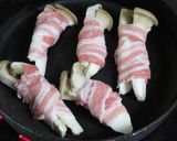 豚バラ肉とエリンギの照り焼き作り方2写真