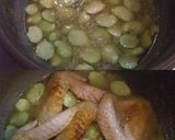炊飯器で簡単☆空豆入り春のチキンライス作り方3写真