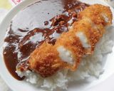 いカツ・いカレーライス（イカフライカレー作り方2写真