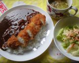 いカツ・いカレーライス（イカフライカレー作り方4写真