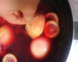 桃のコンポート～カシス風味～作り方4写真