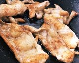 簡単！塩レモン風味の鶏皮カリカリ焼き作り方2写真
