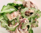 *サバ缶とゴーヤの和え物*作り方3写真