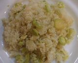 炊飯器で簡単☆空豆入り春のチキンライス作り方6写真