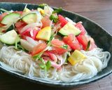 酢玉ネギ活用☆なんちゃってイタリアン素麺作り方9写真