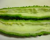 ゴーヤのごま和え♪薄く切って苦味少なく♪作り方1写真