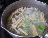 大根と卵の味噌汁♪作り方3写真