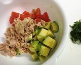 調理開始から5分で完成！サラダうどん作り方1写真
