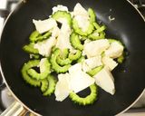 夏はゴーヤ！キムチマヨ★ゴーヤチャンプル作り方10写真