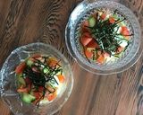 トマトだしぶっかけ素麺作り方4写真
