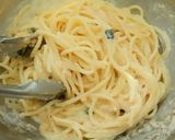簡単。松茸風味の和風クリームパスタ！作り方5写真