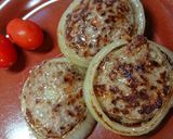 旨みUP！玉ねぎリングで簡単ハンバーグ作り方8写真