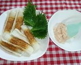 たらこと大葉のちくわロール(美味食彩)作り方1写真