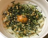 鍋不要！特急☆お茶漬け釜玉うどん作り方4写真