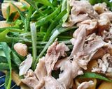 鶏と九条ねぎの和風パスタ作り方12写真