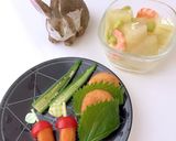 ビーフンと冬瓜煮物 弁当 簡単 可愛い作り方4写真