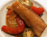 絶品☆簡単☆なすのカレー揚げ煮浸し作り方5写真