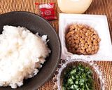 お皿１つで簡単めちゃ旨ランチ♪焼き納豆丼作り方1写真