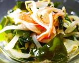 夏にさっぱり☆オクラわかめカニカマ酢の物作り方8写真