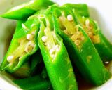 夏にさっぱり☆オクラわかめカニカマ酢の物作り方11写真