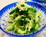 カレーのお供に！ゴーヤの生姜入り甘酢漬け作り方4写真