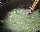 インゲンの素揚げ、少し酢味。保存食にもね作り方4写真