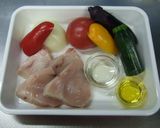 夏野菜のラタトゥイユ＆カジキのソテー作り方1写真