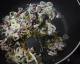 高菜チャーハン♪豚こま入りで旨味アップ！作り方3写真