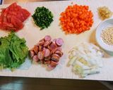 いい香りで食欲UP☆簡単カレーチャーハン作り方1写真