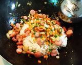 いい香りで食欲UP☆簡単カレーチャーハン作り方5写真
