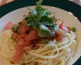 トマトとアボガドの冷製パスタ作り方6写真