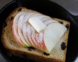 レーズン食パンでアップルトースト作り方4写真