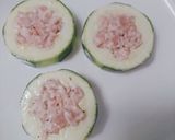 ズッキーニのマヨベーコン詰め♡お弁当作り方3写真