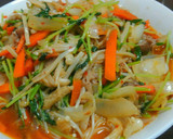 超簡単！豆苗とえのきのピリ辛豆板醤炒め♥作り方7写真
