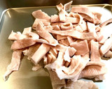 旨味ぎっしり！豚皮のネギ焼き作り方1写真