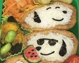 キャラ弁 ＊ スヌーピー 夏作り方1写真