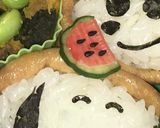 キャラ弁 ＊ スヌーピー 夏作り方2写真