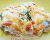 簡単！からしマヨチーズチキン作り方5写真