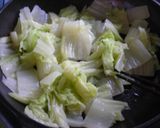 白菜の酢味噌炒め作り方2写真