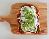 亜麻仁油使用　やみつき♪ピザ風トースト作り方4写真