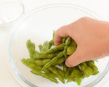 おうち居酒屋☆おつまみ枝豆作り方3写真