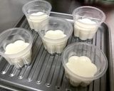 ほうじ茶と豆乳の二層ゼリー作り方4写真