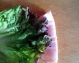 お弁当に☆ハムの花束作り方2写真