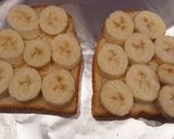 お手軽カフェランチ☆黒蜜バナナトースト作り方3写真