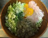 鶏ひき肉と蒟蒻と白菜のヘルシー餃子作り方2写真