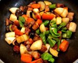 豚バラ野菜丼作り方10写真