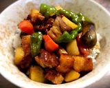 豚バラ野菜丼作り方11写真