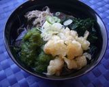 ヘルシー♫海のトロトロ蕎麦作り方5写真