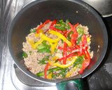 簡単♪挽肉でタイ風そぼろご飯作り方3写真