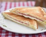 ランチパック風ハムチーズホットサンド作り方3写真